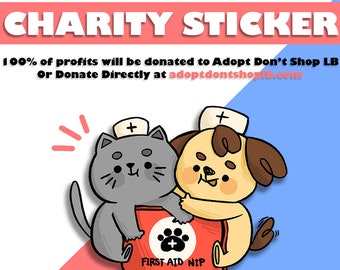 Adopt Don't Shop Charity Sticker!