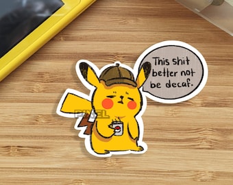 Detective Pikachu-sticker