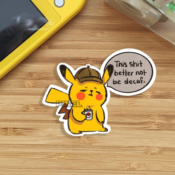Detective Pikachu Sticker