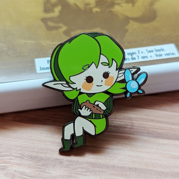 Saria from Legend of Zelda Ocarina of Time Enamel Pin! Magical Girl Enamel Pin Collection!