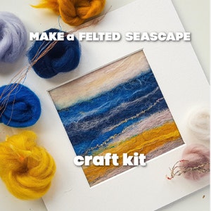 SEASCAPE CRAFT KIT Create your own customised fibre art