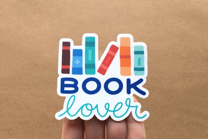 Book Lover Sticker / Vinyl Sticker Laptop Sticker Laptop Etsy