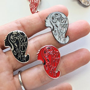 Red Hot Mama, Enamel Pin, Bowlegged Woman, Widespread Panic, Good People, WSP, WSMFP, lapel pin, Red Hot, Hot Mama, Panic, Women, Ladies,