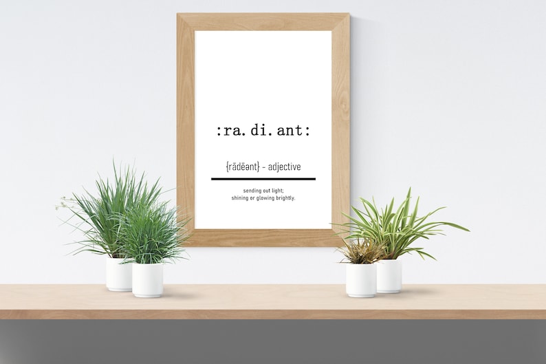 Radiant Definition Digital Print Digital Download Digital Etsy
