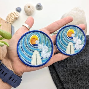 Surfing Barrel, Ocean Patch, Big Wave, Summer, Beach Life, Salt Life, Surf Patch, Beach Patch,  Sunset Patch, wave patch, Ride the Wave