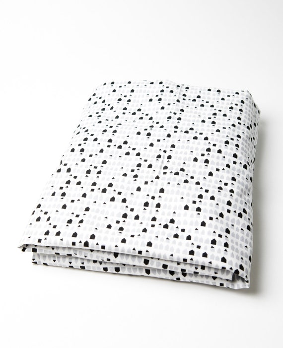 Modern Crib Bedding Black And White Sheet Little