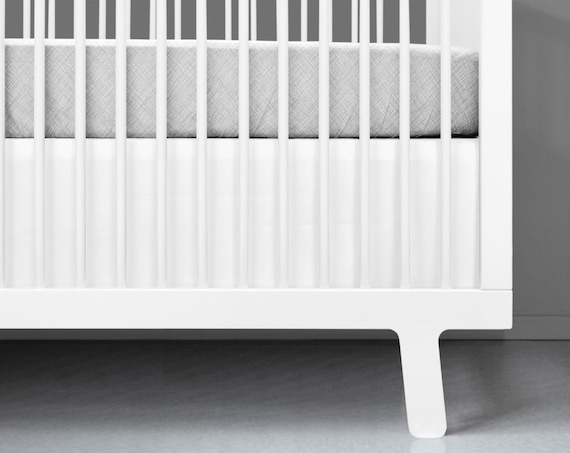 Jupe De Lit Blanc Massif Fr Literie Pour Bebes Moderne Etsy Jupe De Lit Blanc Massif Fr Literie Pour Bebes Moderne Etsy