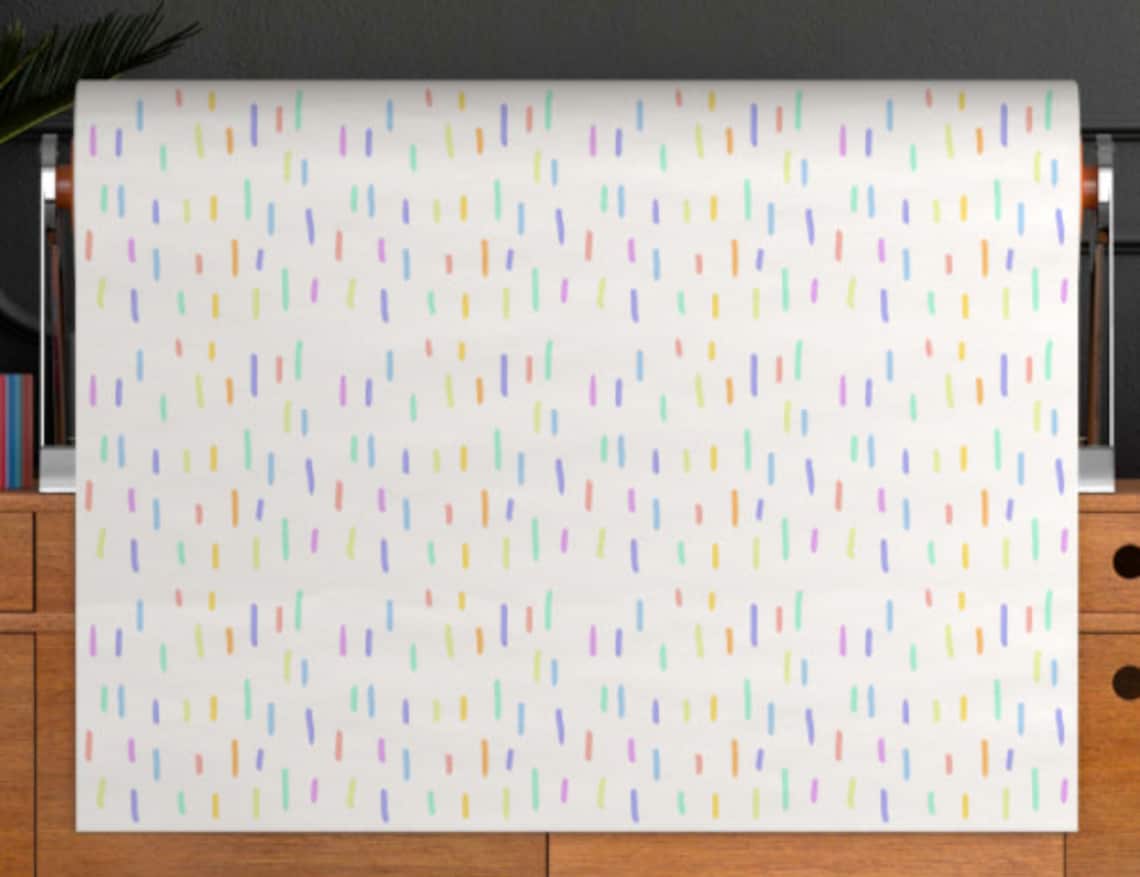 Sprinkles Wrapping Paper Roll Etsy