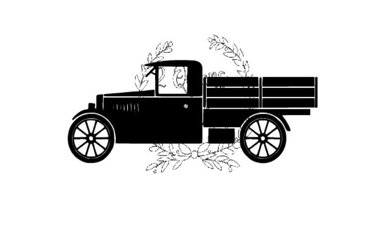 Download Old Truck SVG antique for personal and commercial use | Etsy
