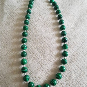 Vintage green beads