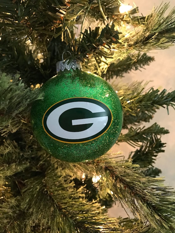 Green Bay Packers Christmas Ornament Personalized Ornament Etsy