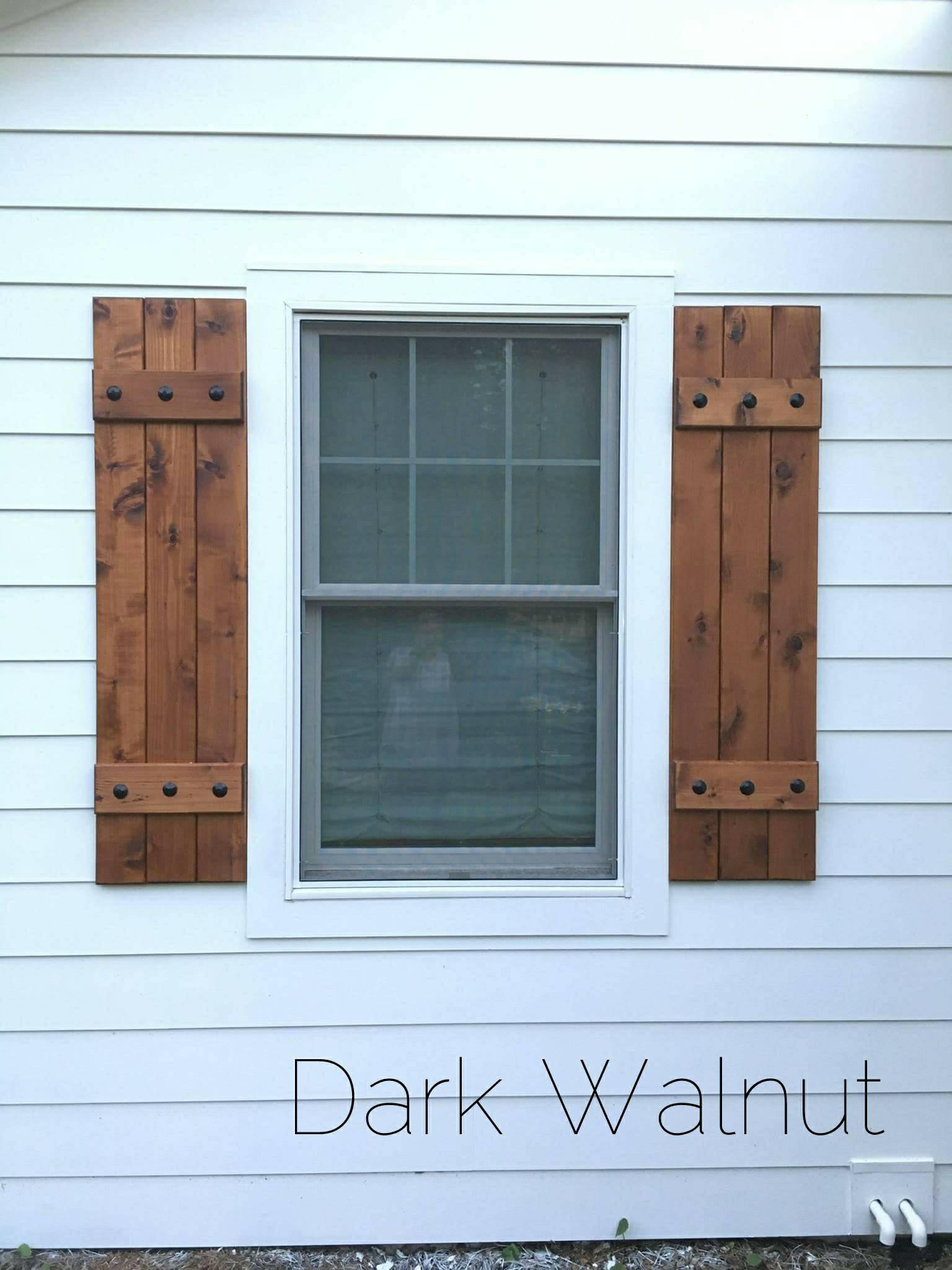 Wood Shutters Rustic exterior cedar shutters Board Etsy Wood Shutters Rustic exterior cedar shutters Board Etsy