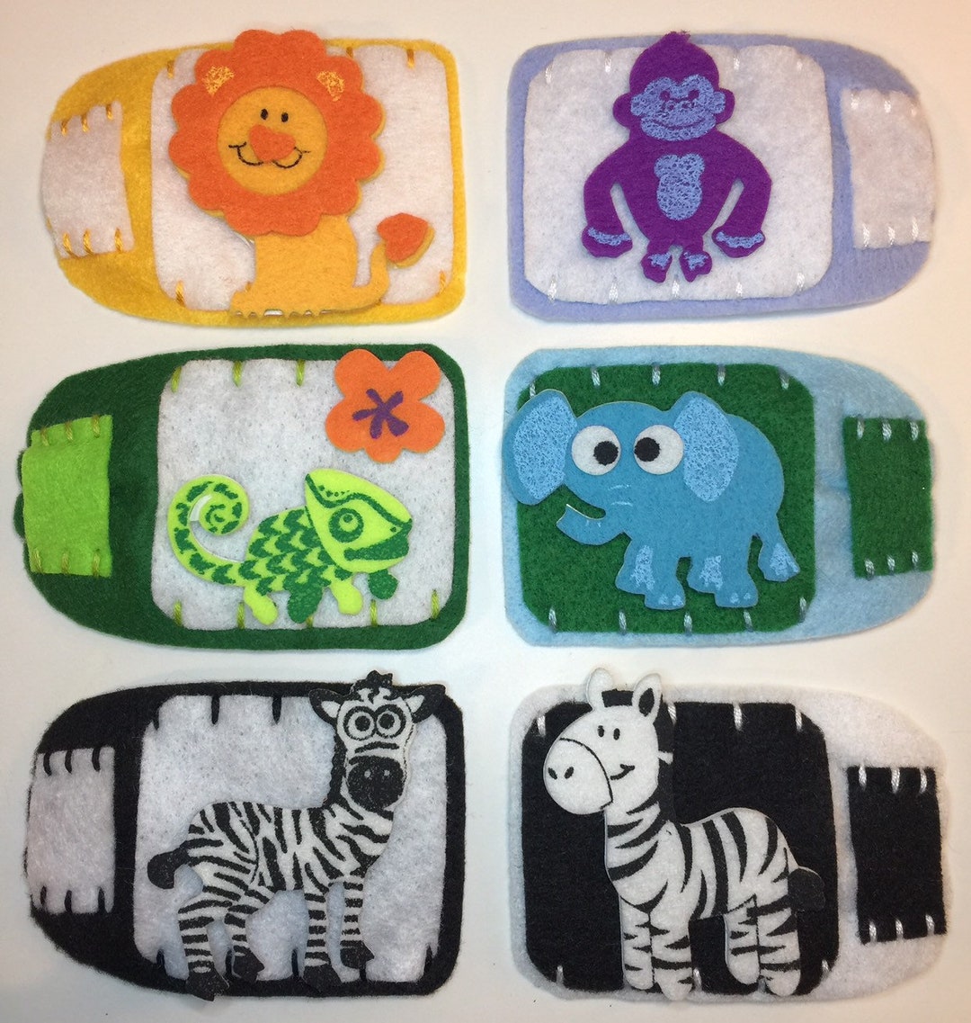Round Lab Eye Patch Jungle Animal Orthoptic Eye Patch for Kids and Adults: for Amblyopia ...