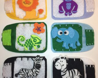 Jungle Animal Orthoptic Eye Patch for Kids and Adults: For Amblyopia Lazy Eye Treatment.