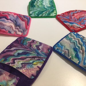 Swirly Printed Glitter Orthoptic Eye Patch for Kids and Adults: For Amblyopia Lazy Eye Treatment.