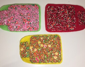 Fruit Glitter Orthoptic Eye Patch for Kids and Adults: For Amblyopia Lazy Eye Treatment.