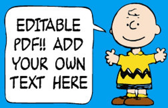 Printable Snoopy Birthday Party Decoration Peanuts Charlie Etsy