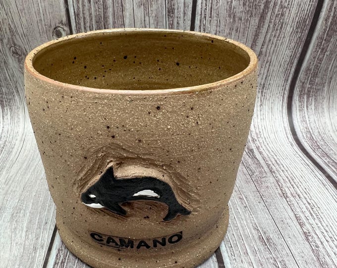 Coffee Mug | Handmade Pottery | Stoneware Cup | Wheel Thrown Pottery | Made in Camano Island Washington | Orca | Camano Island | FREE SHIP