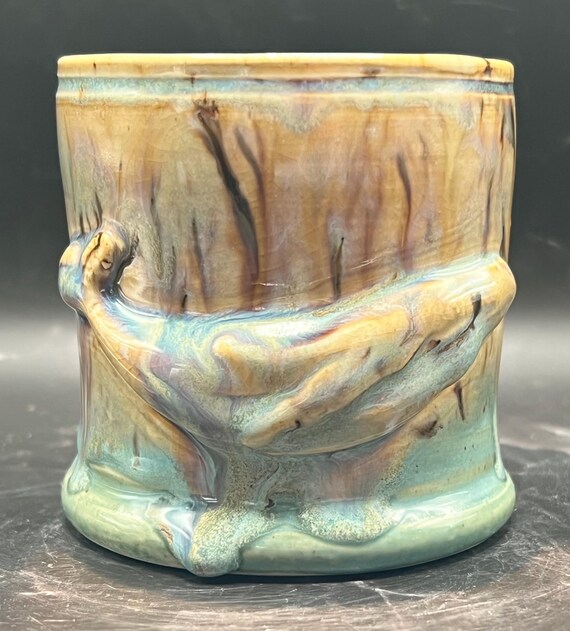 Whale Mug | Coffee Tumbler | PNW Pottery | Whale | Holiday Gift | FREE SHIPPING | Pudget Sound Gift | Gray Whale | Made in Washington