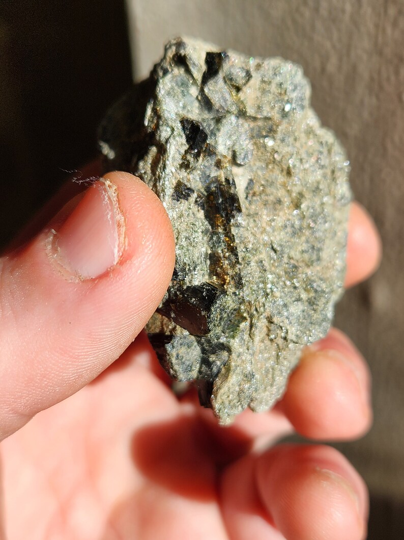 Dravite Crystal's in Matrix From Dunton Mine Newry Maine Etsy