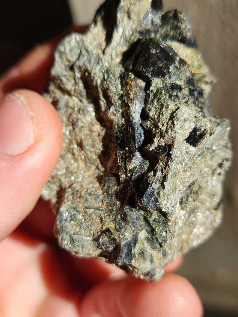 Dravite Crystal's in Matrix From Dunton Mine Newry Maine Etsy