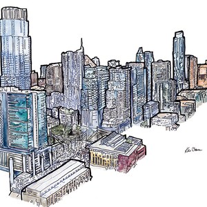 Austin Skyline Art Print