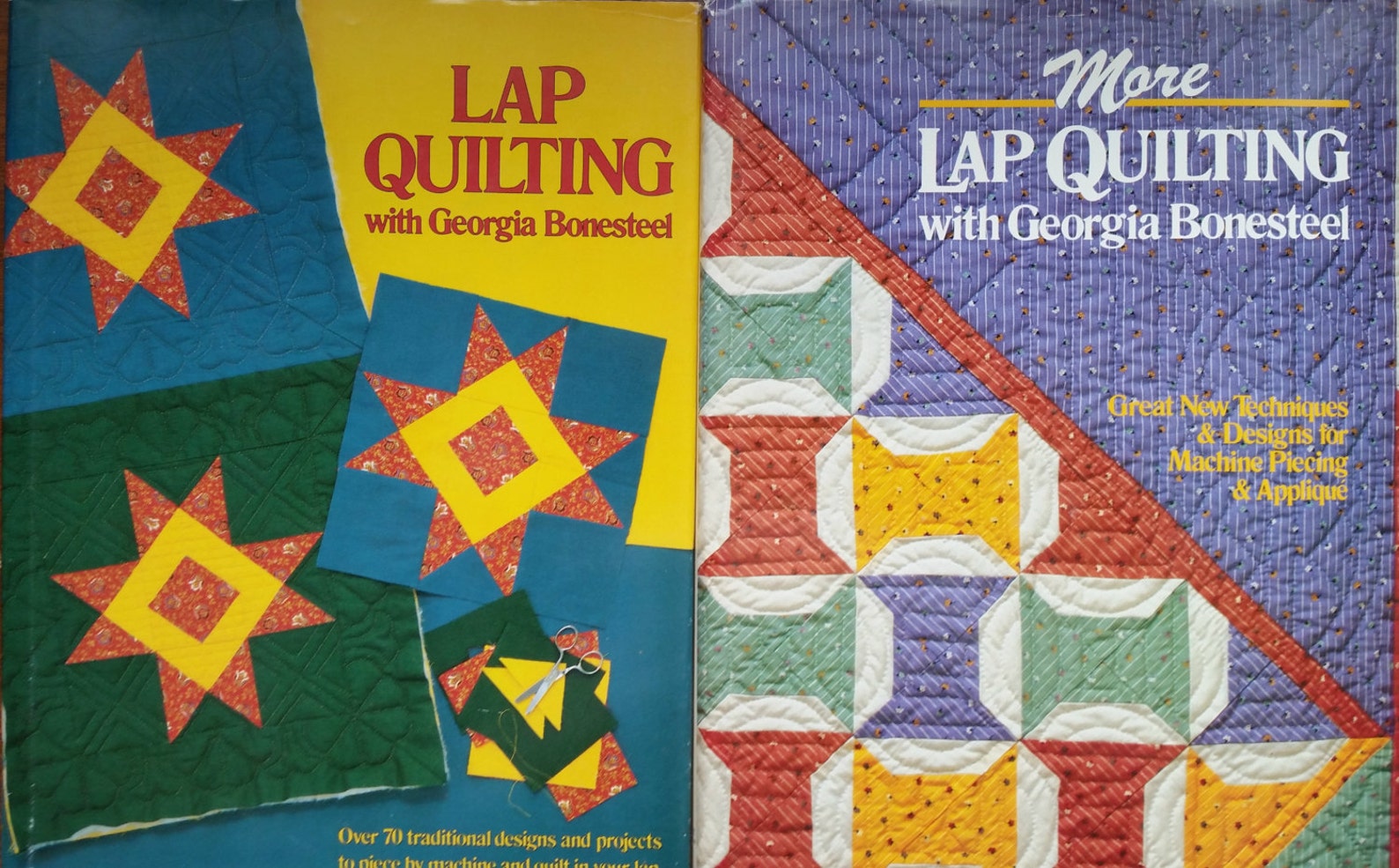 4 Vintage Quilting Books Patchwork Applique Heirloom Lap Etsy