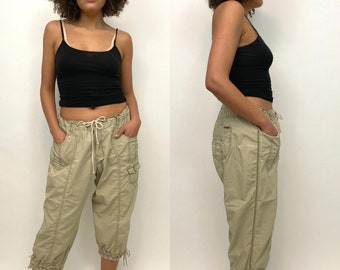 90s cargo pants with tassels