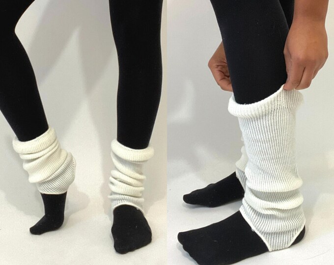 80s Leg Warmers. 1980s White Leg Warmers. Aerobics. Winter. Etsy