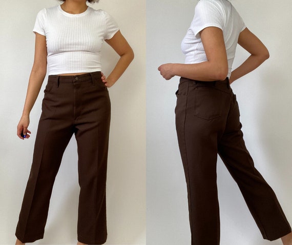 70s Brown Wranglers. 1970s Brown High 