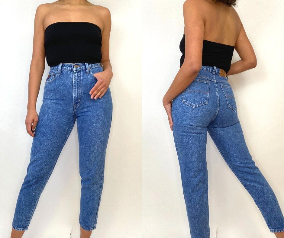 90s Dark Wash Jeans. 1990s Faded Glory 