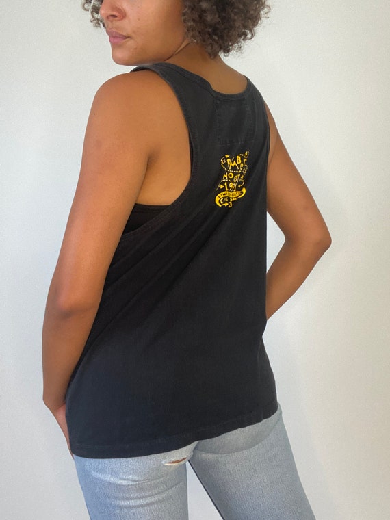 RARE 90s Bumbershoot Tank Top. 1990s Black Sleeve… - image 8