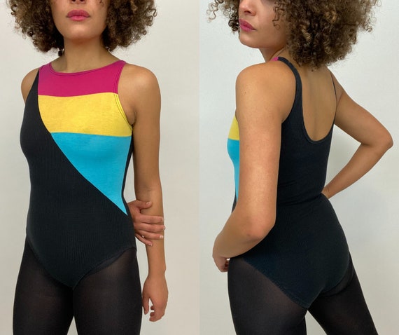 80s suspender leotard