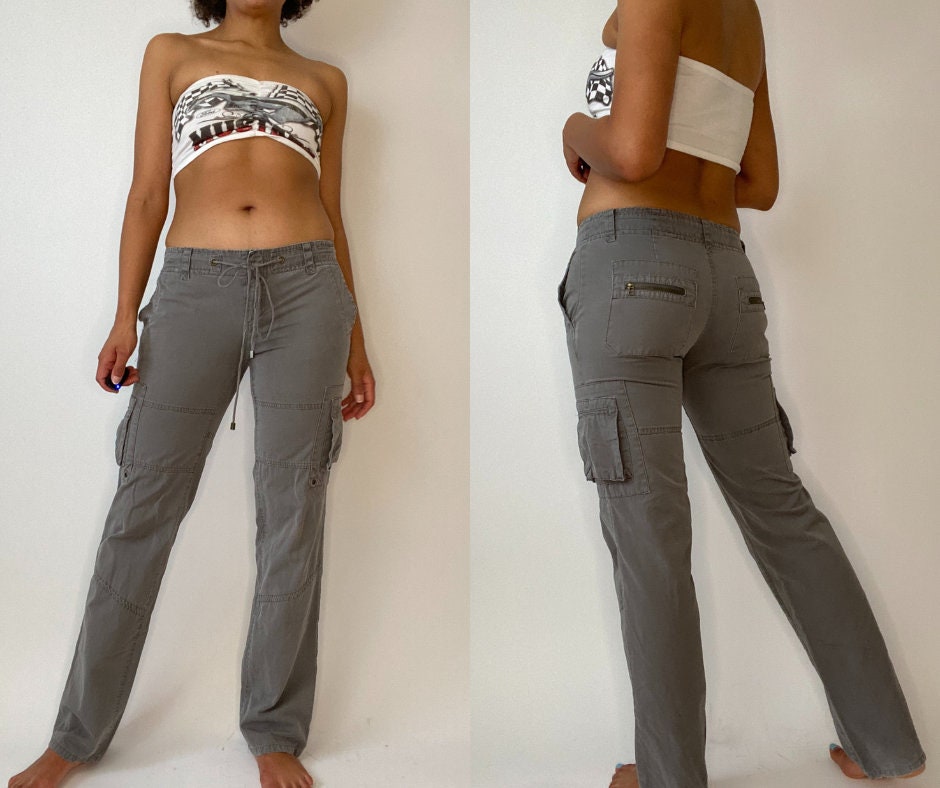 Low Rise Cargo Pants - Etsy