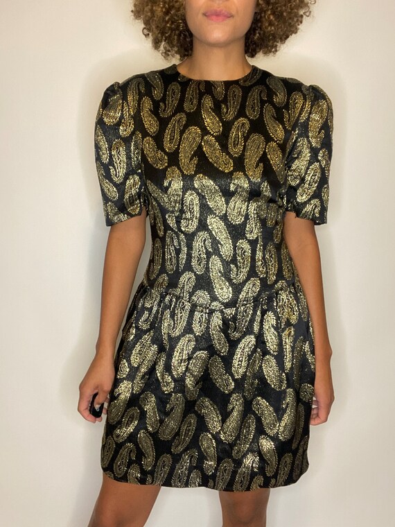 slim fit dress slacks The Paisley Dress