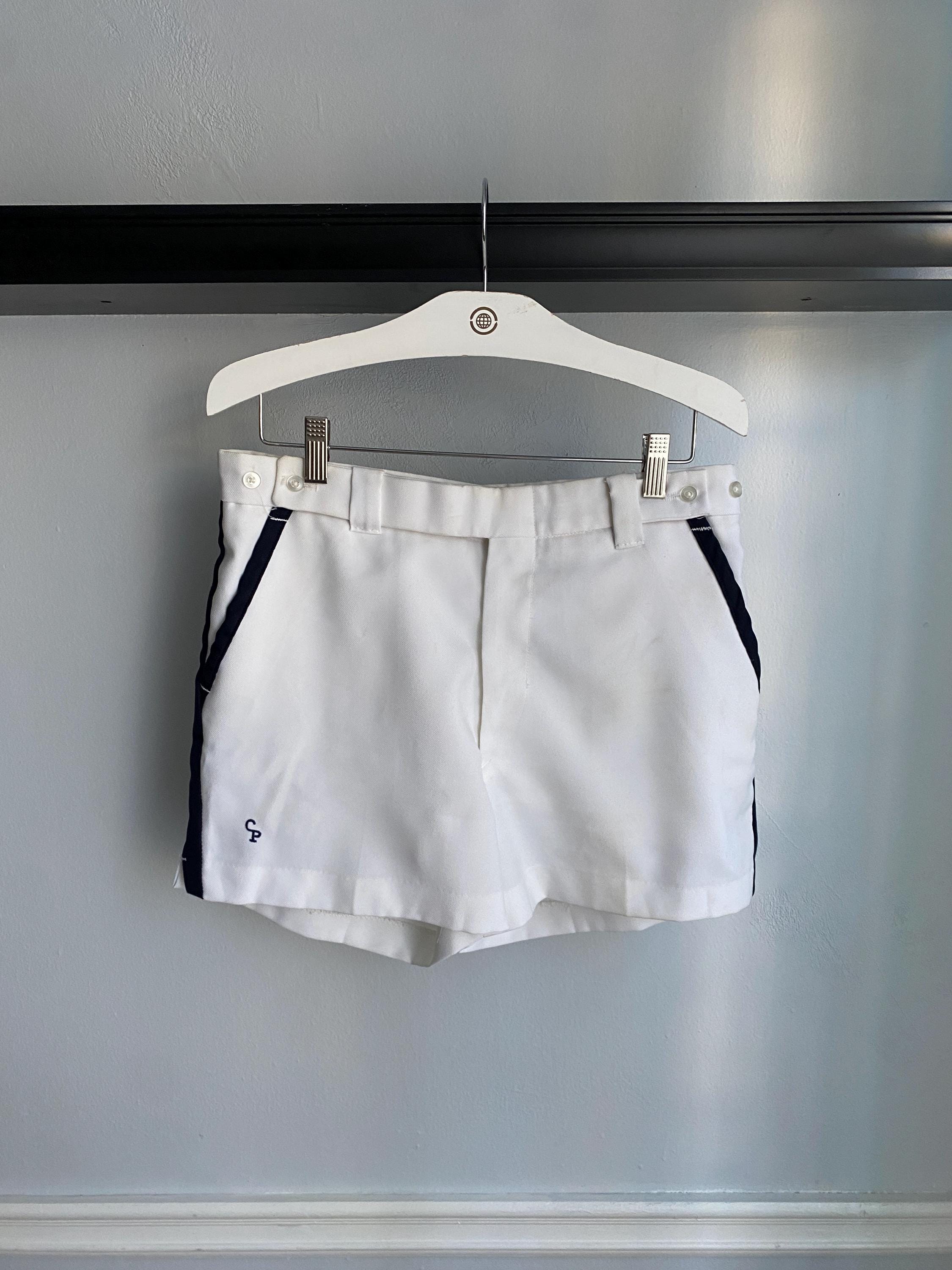 VINTAGE RETRO TENNIS SHORT Bleu Ciel - 14 ans