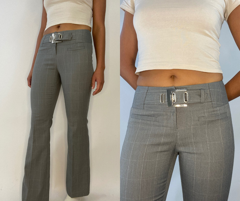 Low Rise Flare Pants 