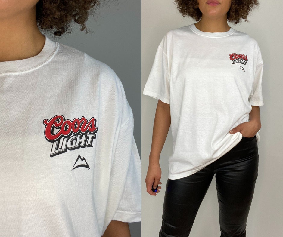 vintage coors light t shirt