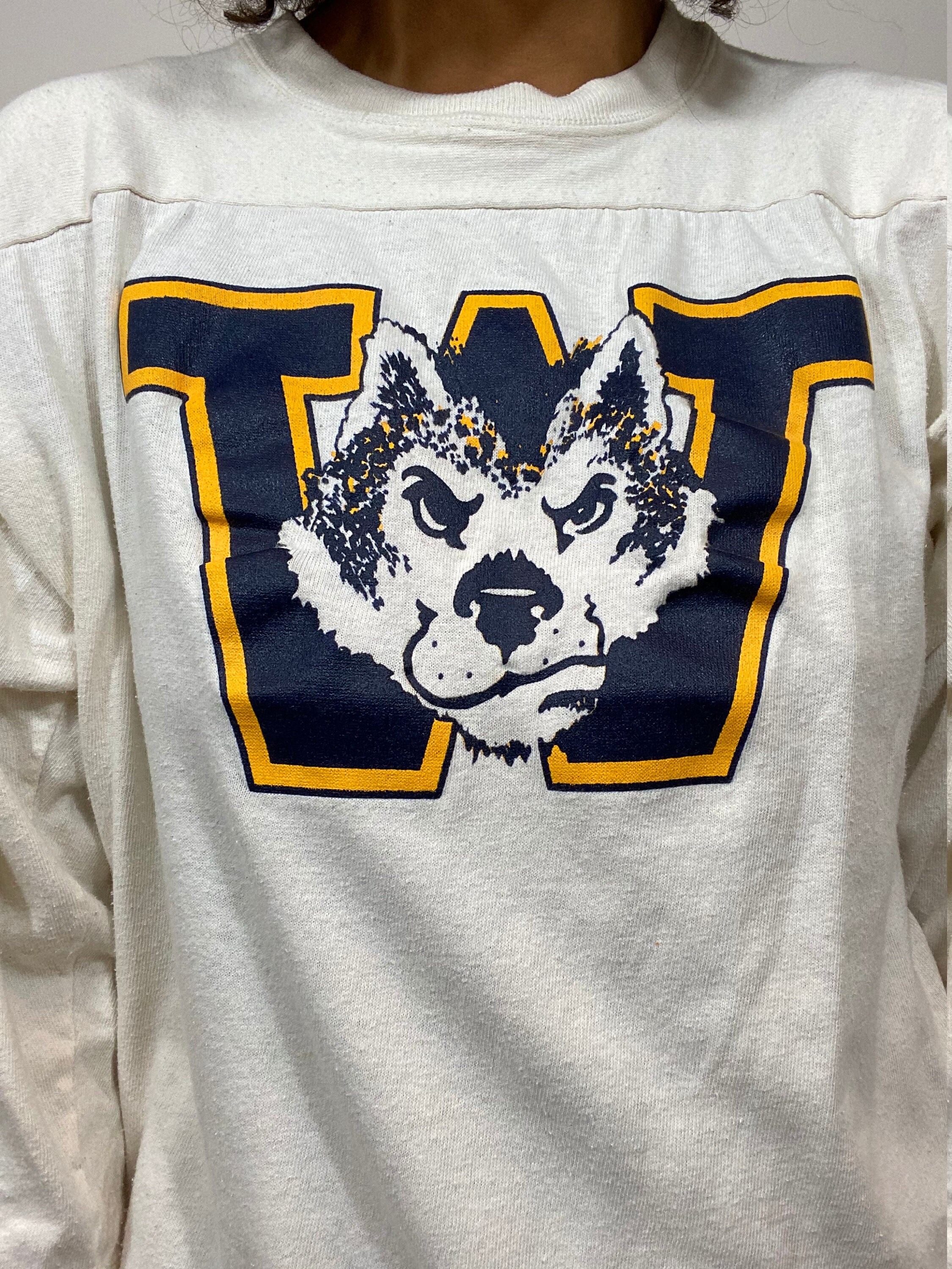 Vintage UW Shirt. University of Washington Huskies Jersey Etsy