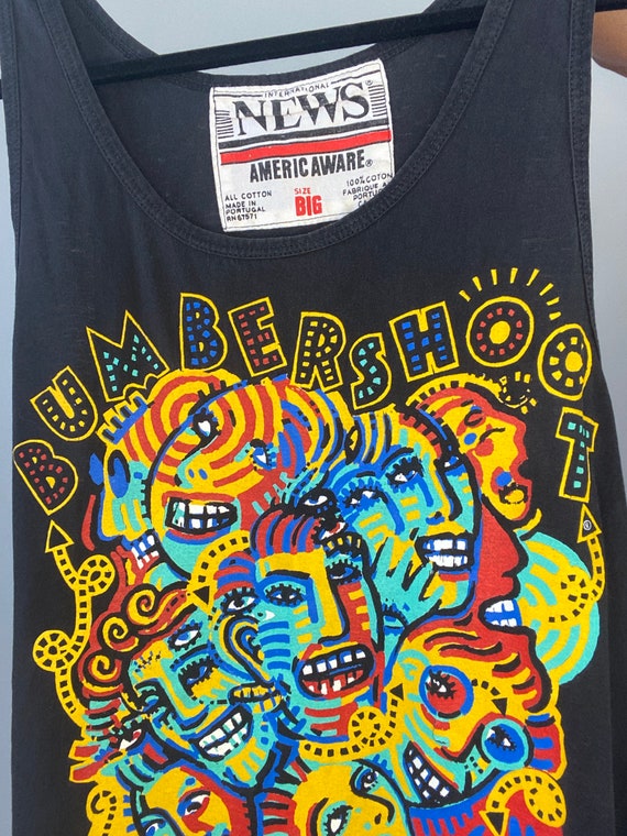 RARE 90s Bumbershoot Tank Top. 1990s Black Sleeve… - image 4