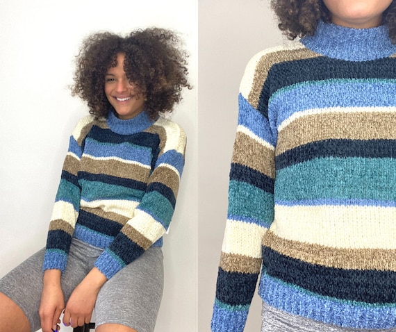 80s / 90s Striped Sweater. 1980s 1990s 