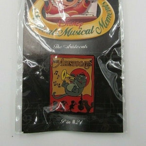 Disney Magical Musical Moments The Aristocats Scat Cat Pin