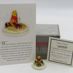 Disney Showcase Story Time by Olszewski &quot;Fireside Thoughts&quot; in Box with COA