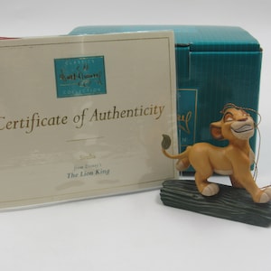 WDCC &quot;Hakuna Matata&quot; Simba Ornament from Disney&#39;s The Lion King in Box with COA