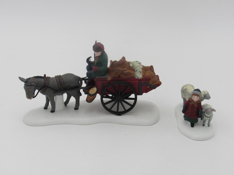 Department 56 Dickens' Village Bringing Fleeces To The Mill
