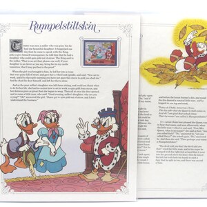 Disney Rumpelstiltskin Grimm Fairy Tales Sierra Leone Stamp Story Panels