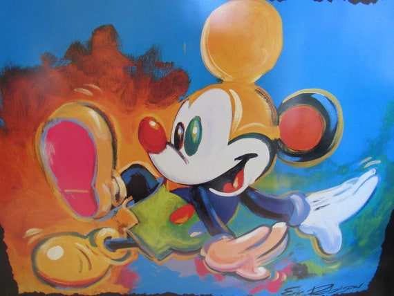 The Art of Disney Dancing Mickey Print by Eric Robison