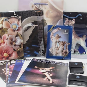 Lladro Lot - Change Purse, Keychain, Calendar, Address Book, More Collectibles