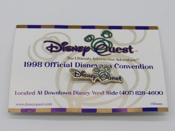 Disney Disneyana Convention DisneyQuest 1998 Pin