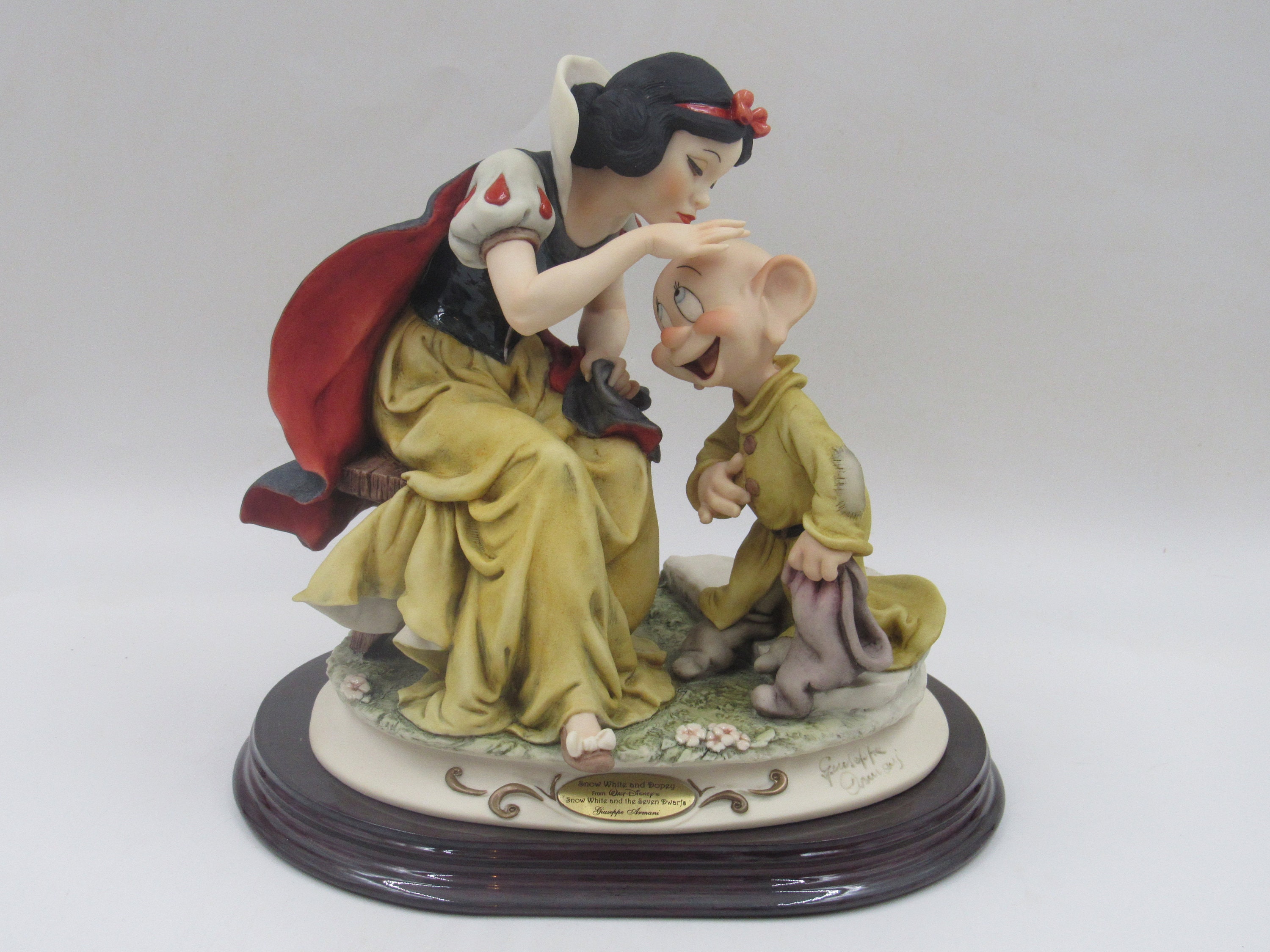 Giuseppe Armani Walt Disney Snow White and Dopey Figure Giuseppe Armani Walt Disney Snow White and Dopey Figure